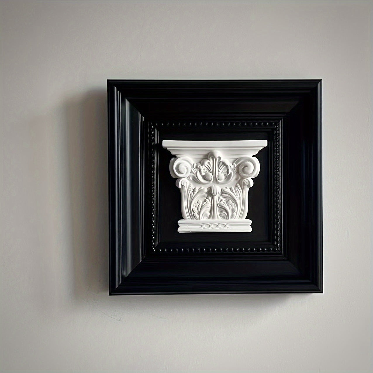 RomanPillar - Vintage 3D Romeinse Zuil Sculptuur Muurschildering