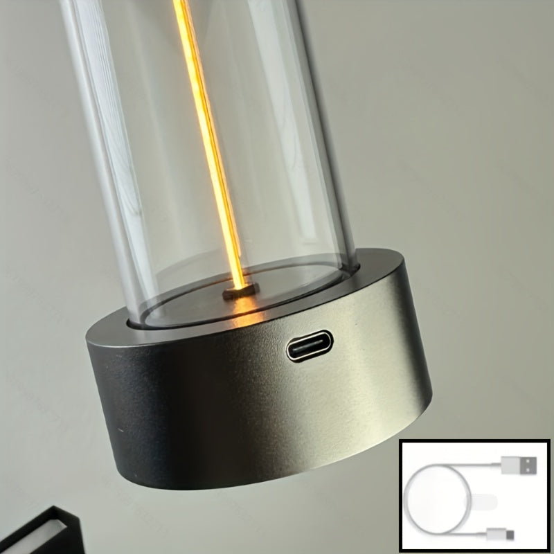 LumiFlex - Modern LED Table Lamp with Magnetic Base and USB Rechargeable Battery