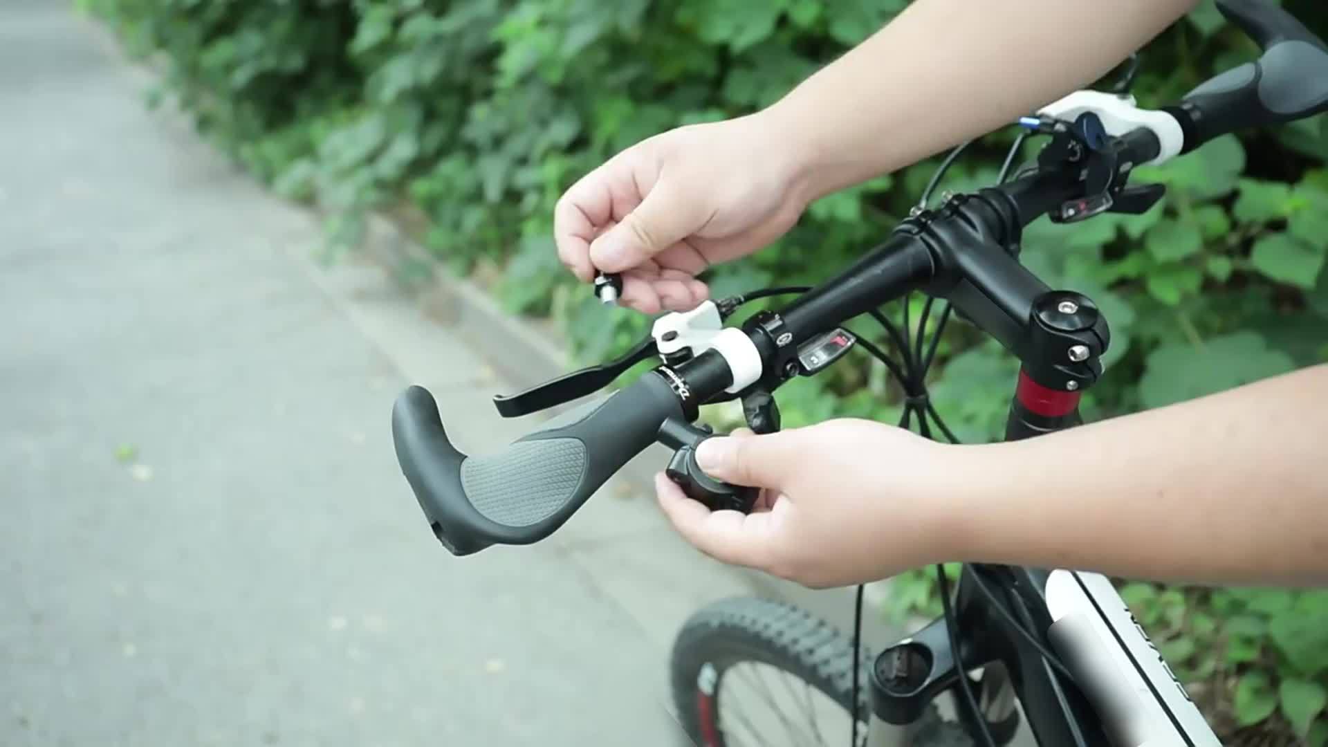 2 piezas de espejos para manillar de bicicleta – Espejos retrovisores ajustables de gran angular y diseño de vidrio de seguridad giratorio 360° para bicicleta, bicicleta eléctrica, scooter y moto de nieve