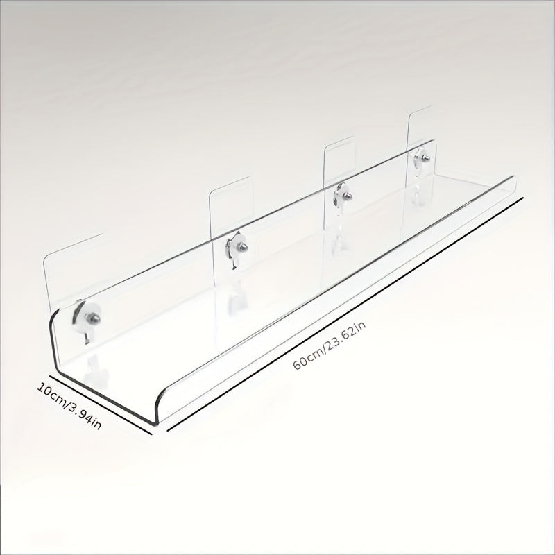 AcrylicShelf - Zwevende Hangende Plank - Boorvrij Doucherek en Opbergplank