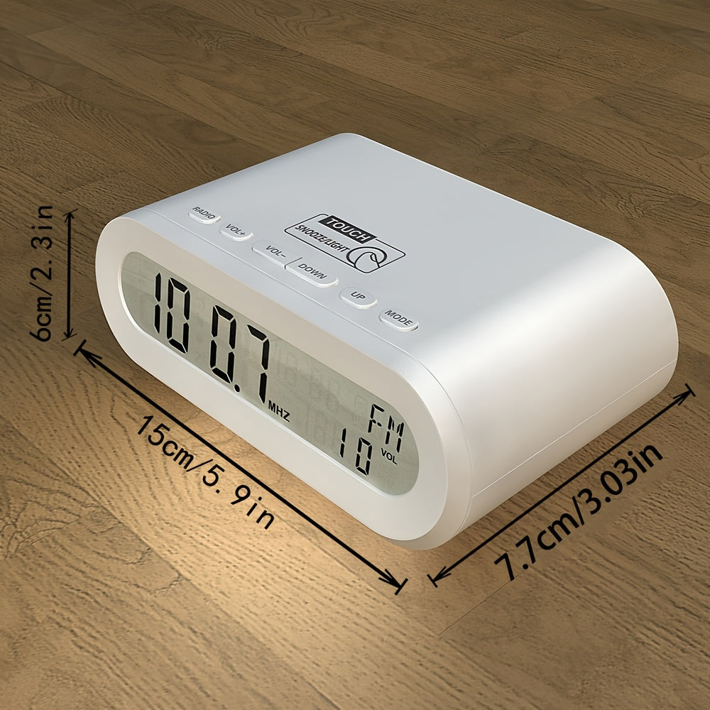 TimeGlow - LED Digitale Wekker met FM Radio en Snooze Functie