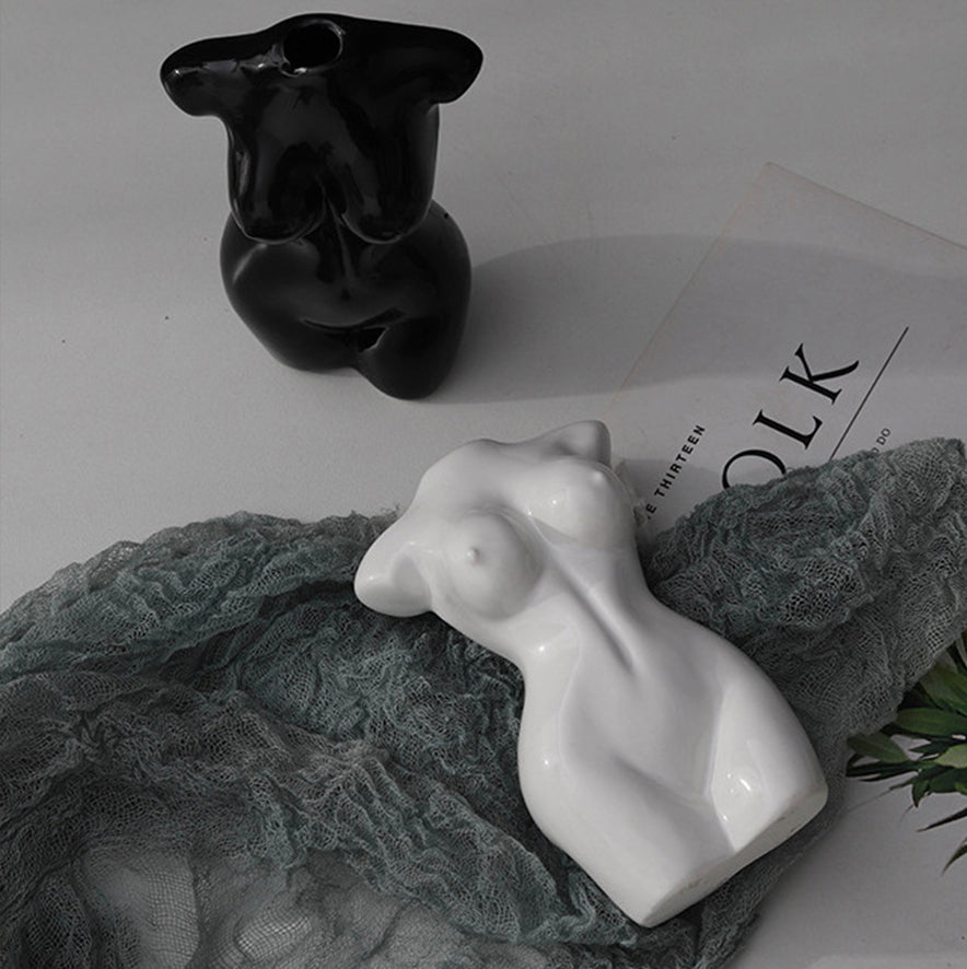 Jarrón corporal Venus cerámico