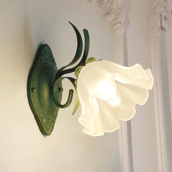 LilyGlow – Wall Lamp with Floral Design