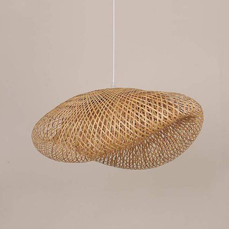 ZenBamboo LED Hanging Lamp Bamboo Spheres for Bedroom