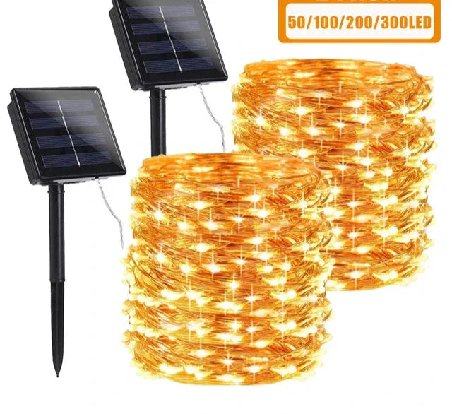 LumiTwinkle - Solar Outdoor Ambient Lighting – LED Decorative Lights, Weatherproof & Energy Efficient