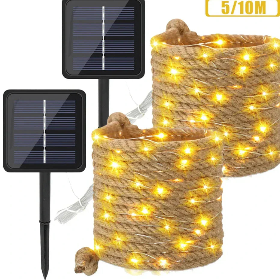 LumiTwinkle - Solar Outdoor Ambient Lighting – LED Decorative Lights, Weatherproof & Energy Efficient