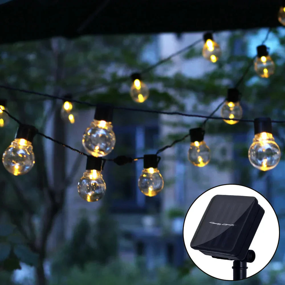 LumiString – LED Solar Ambient Lighting for Outdoors, Energy-Efficient Garden Lighting for Terrace & Balcony