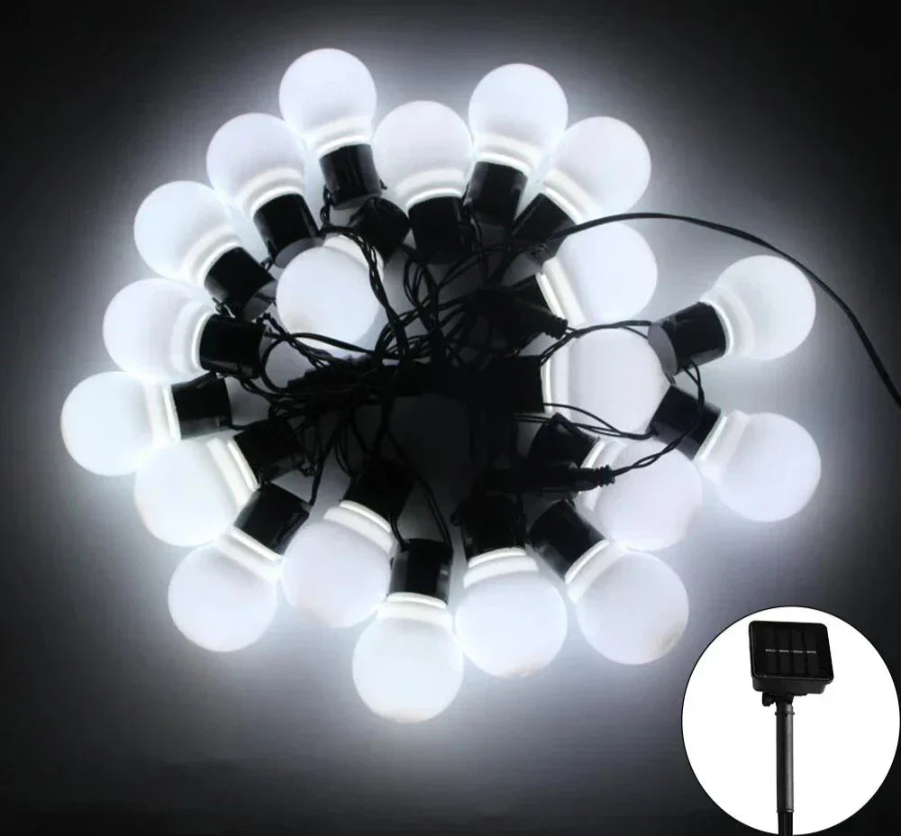 LumiString – LED Solar Ambient Lighting for Outdoors, Energy-Efficient Garden Lighting for Terrace & Balcony