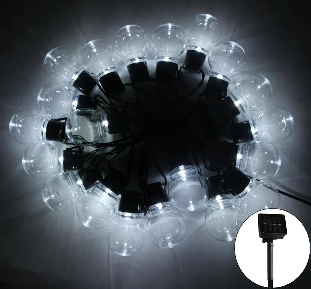 LumiString – LED Solar Ambient Lighting for Outdoors, Energy-Efficient Garden Lighting for Terrace & Balcony