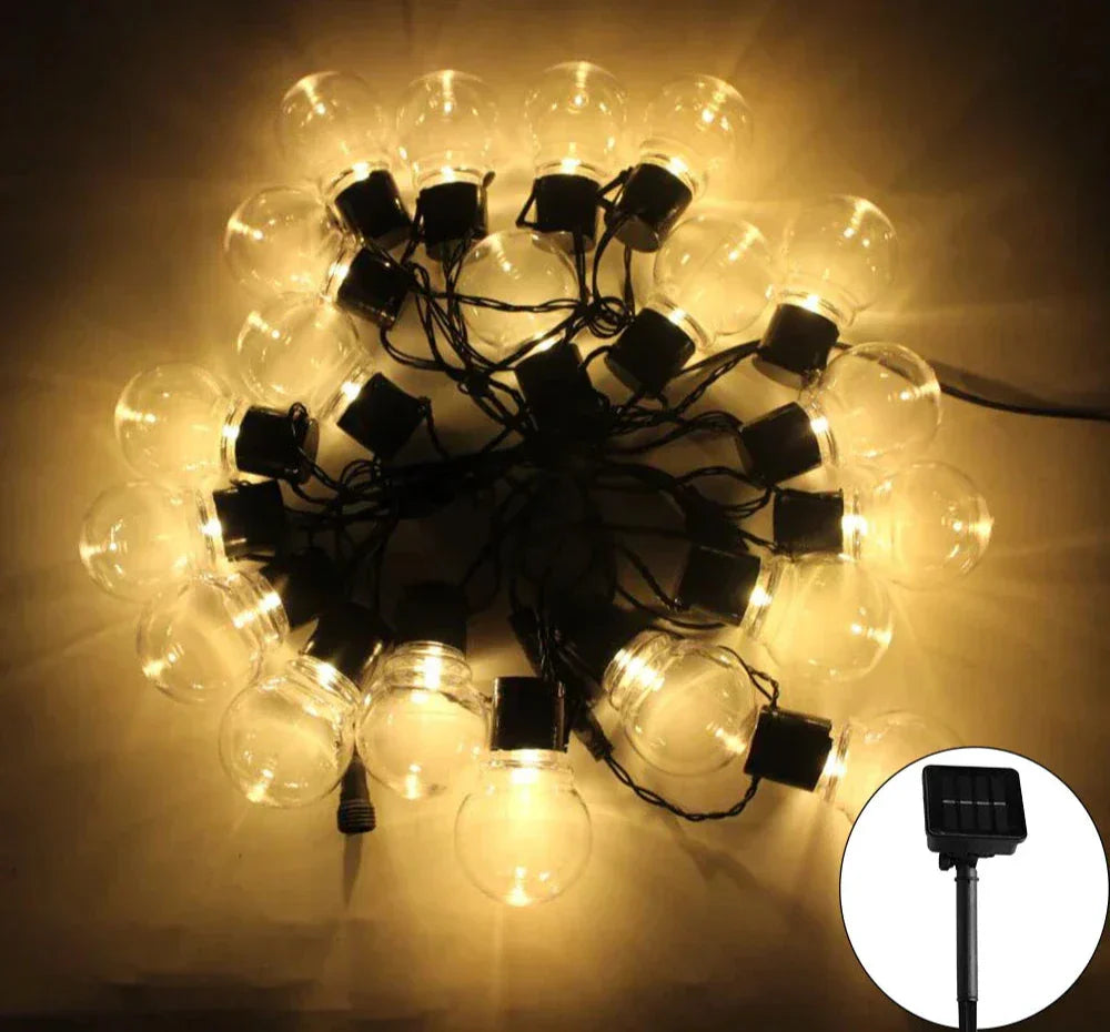 LumiString – LED Solar Ambient Lighting for Outdoors, Energy-Efficient Garden Lighting for Terrace & Balcony