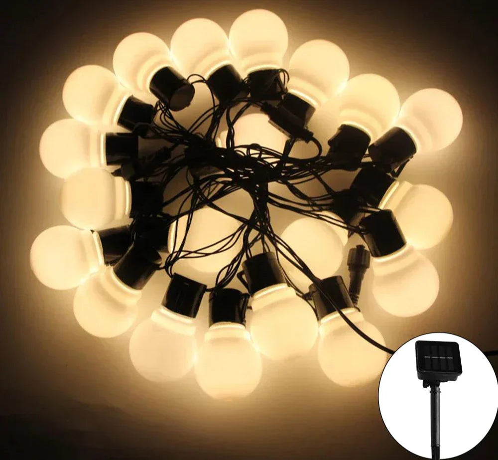 LumiString – LED Solar Ambient Lighting for Outdoors, Energy-Efficient Garden Lighting for Terrace & Balcony