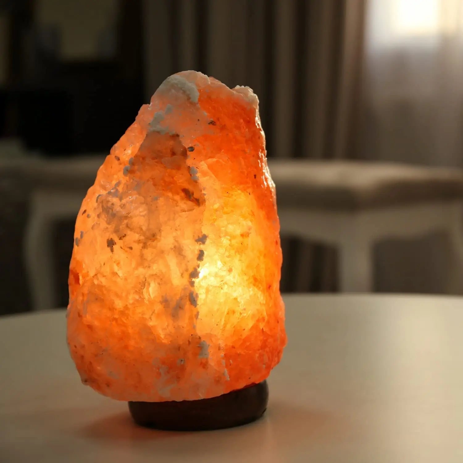 LumiSalt – Himalaya Zoutlamp van Natuurlijk Kristalzout, Rustgevend Licht