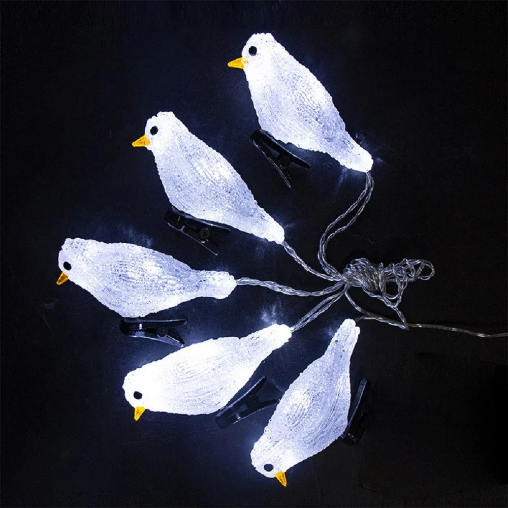 LumiBird – LED Bird String Lights for Indoor & Outdoor – Weatherproof & Atmospheric