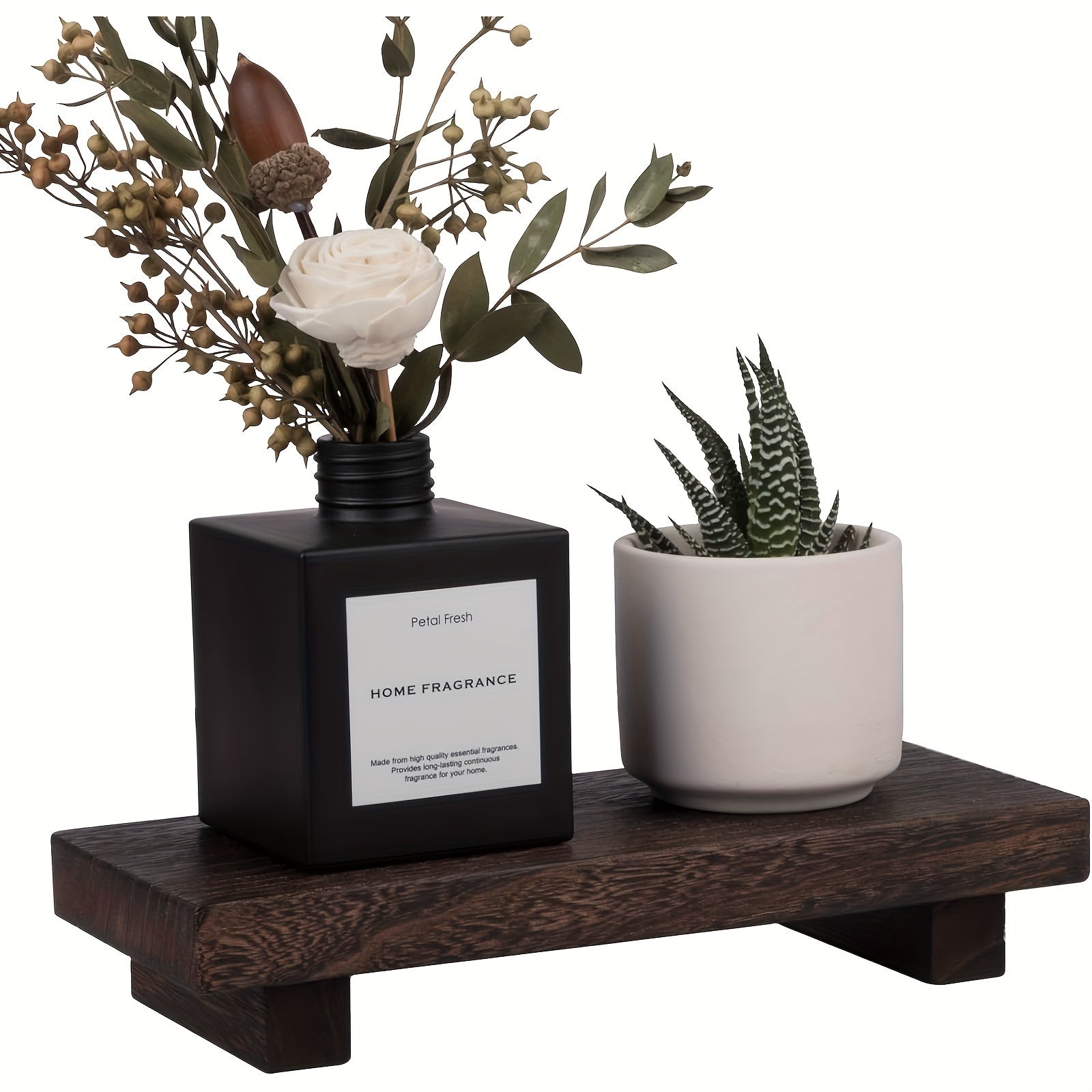 Tabuleiro de Madeira - Gaveta Rústica de Madeira para Casa de Banho & Decoração de Quinta