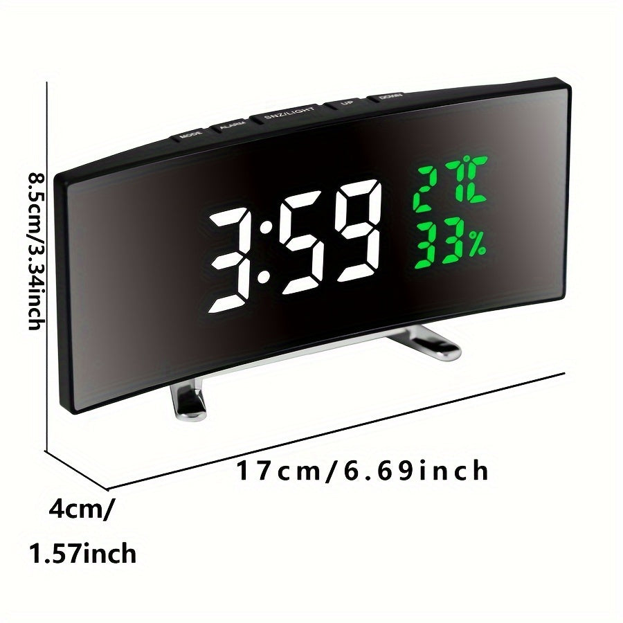 SmartClock - Multifunctionele LED Wekker met Temperatuurweergave en USB-Voeding