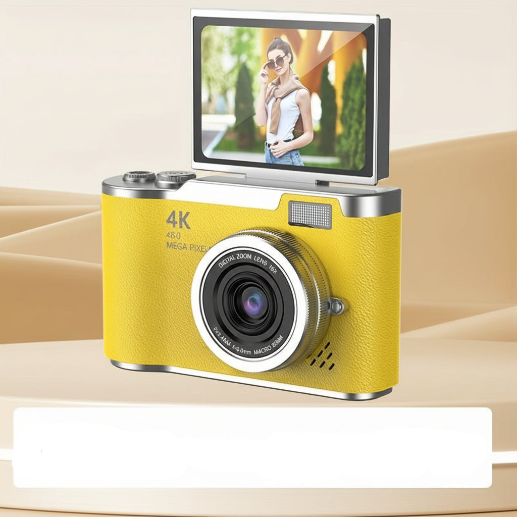 4K Digital Vlogging Camera Flip Screen Perfect Gift Adults - Image 12