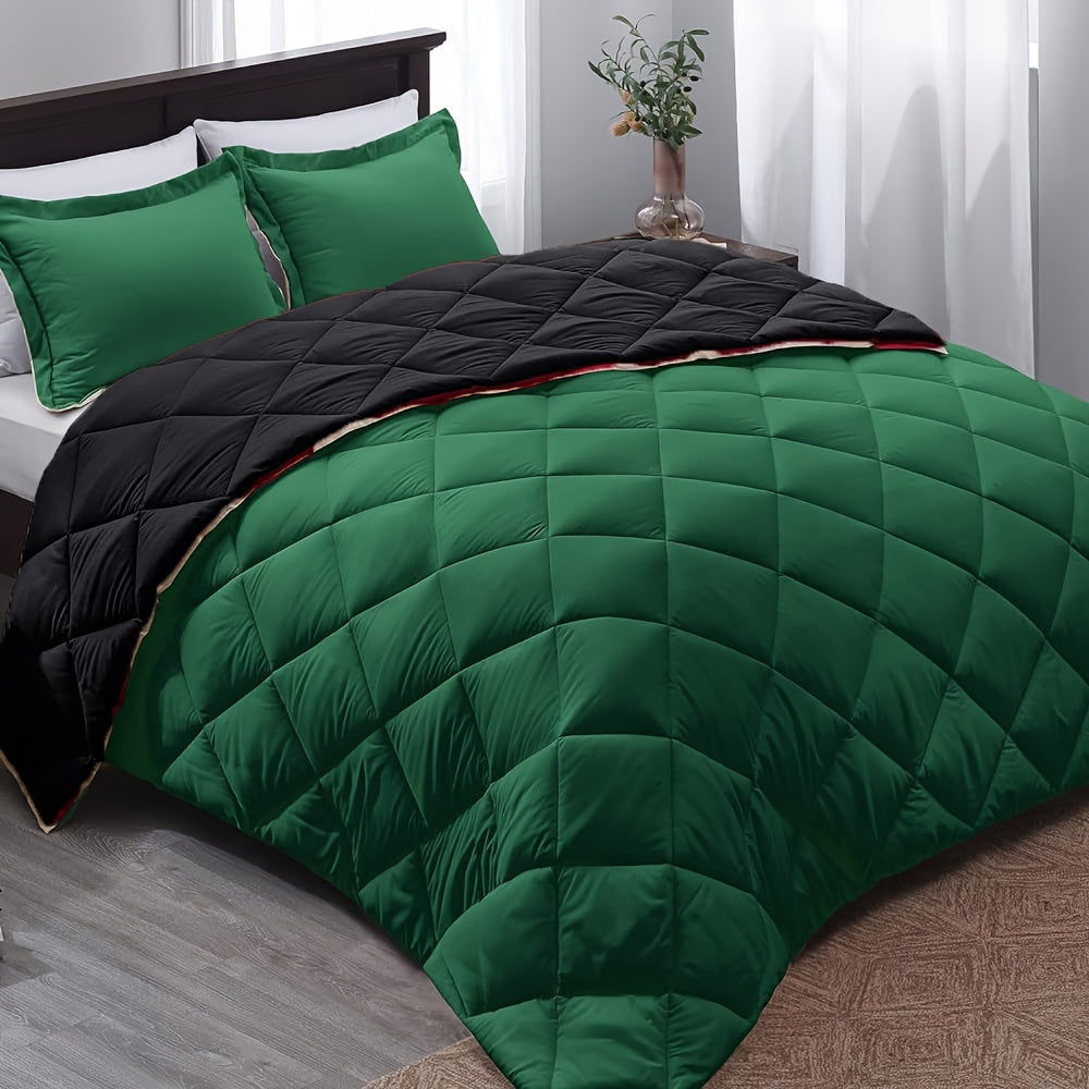 1pc Solid Color Square Duvet, Ultralight Warm Polyester Bedspread For All Seasons, Soft Comfortable Duvet For Bedroom, Guest Room