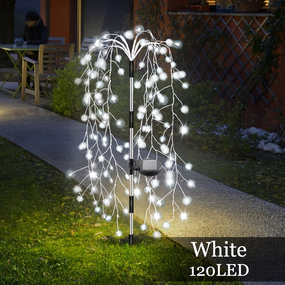 SolarGlimmer - Fireworks LED Garden Lamp on Solar Energy with 8 Light Modes