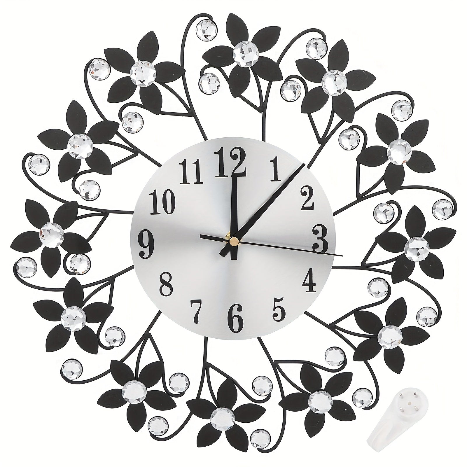 EleganceClock - Stille Decoratieve Muurklok 14-Inch