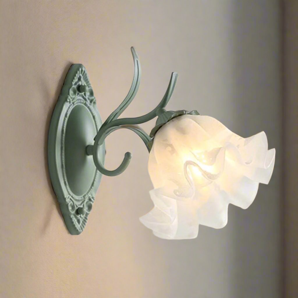 LilyGlow – Wall Lamp with Floral Design