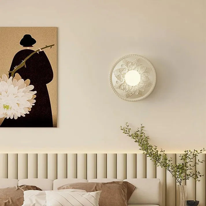 CoffeeGlow – Harz Wandlamp voor Stijlvolle Verlichting