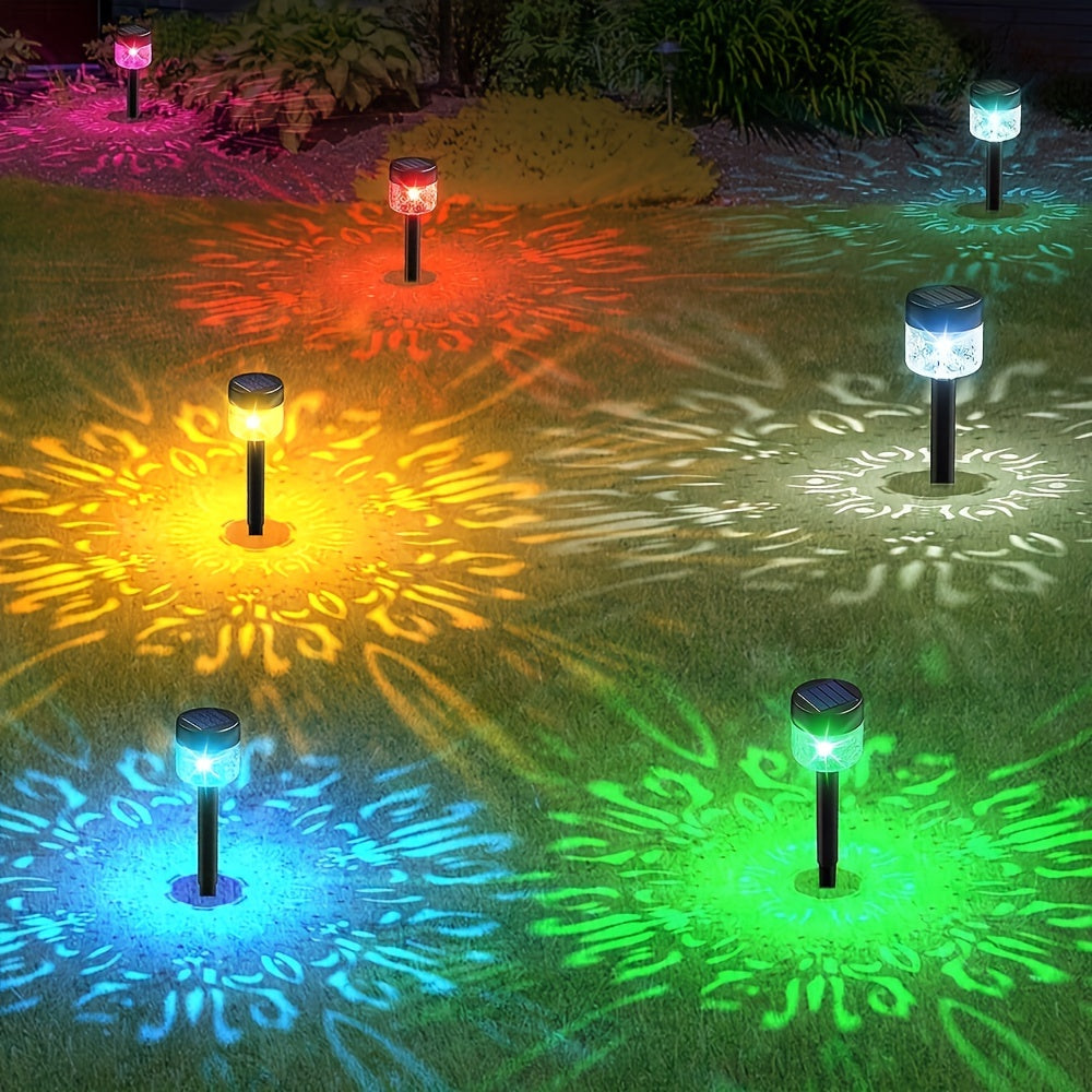 SolarGarden - Iluminación Solar de Jardín de 4 Piezas, Eficiente en Energía y Fácil de Instalar