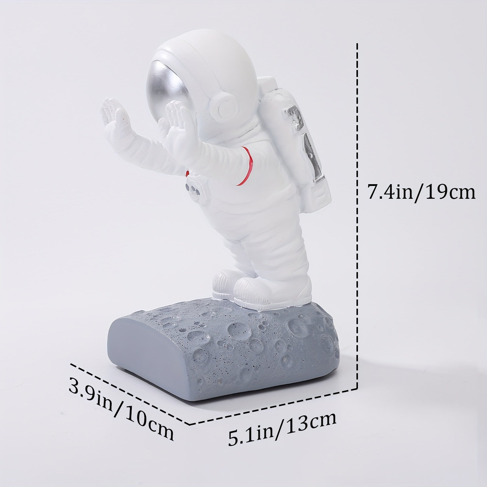 SpaceHold - 2 pezzi di fermalibri astronauta per libri pesanti