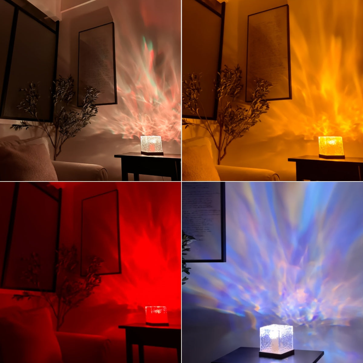 OceanWave - 16 Kleuren LED Nachtlamp met Golfeffect