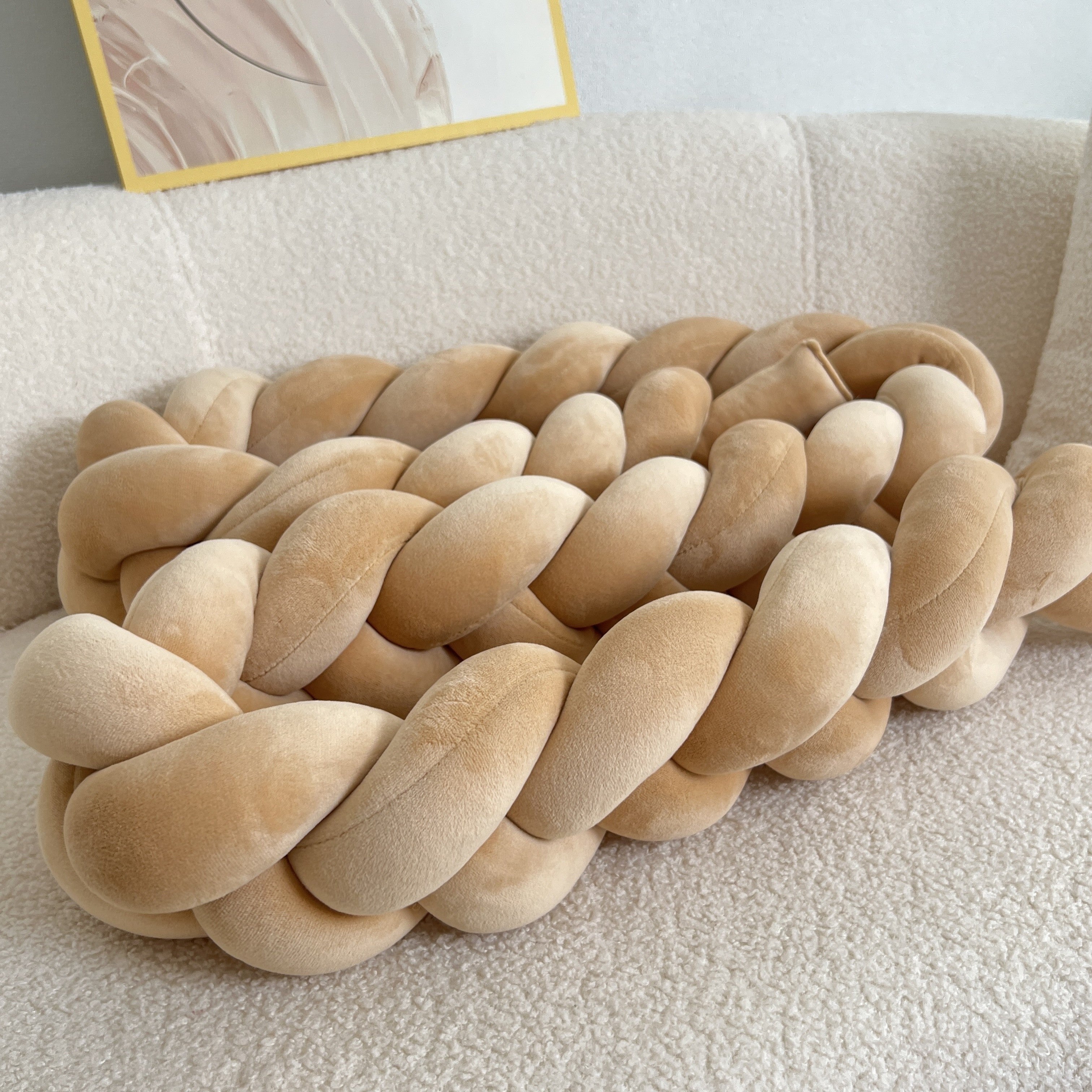 Cuscino da Pavimento con Bottoni Fatti a Mano - Motivo Geometrico, Lavabile, 78 pollici, Cuscino Decorativo per Tutte le Stagioni con Imbottitura in Poliestere