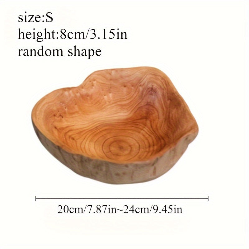 OctaWood-Fruitkom - Achthoekige Massief Houten Kom voor Thuis & Restaurant