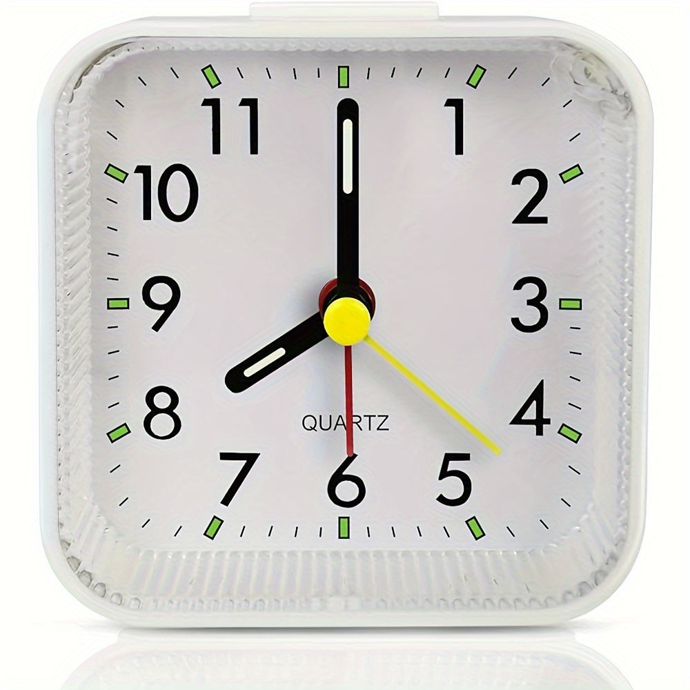 SilentWake - Sveglia Rettangolare Silenziosa con Snooze e Luce Notturna