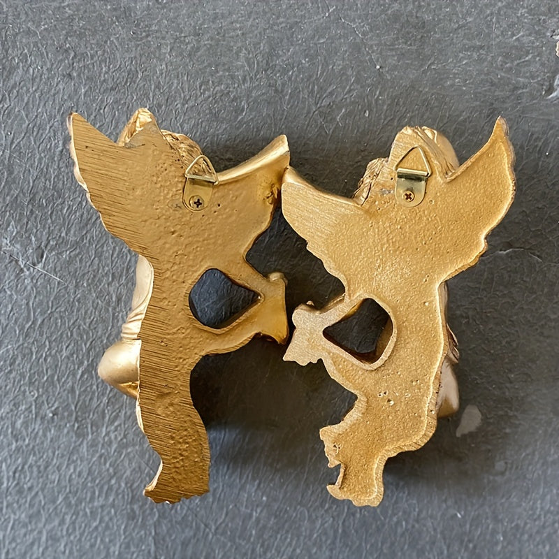 AngelDecor - Vintage Hars Engel Wanddecoratie
