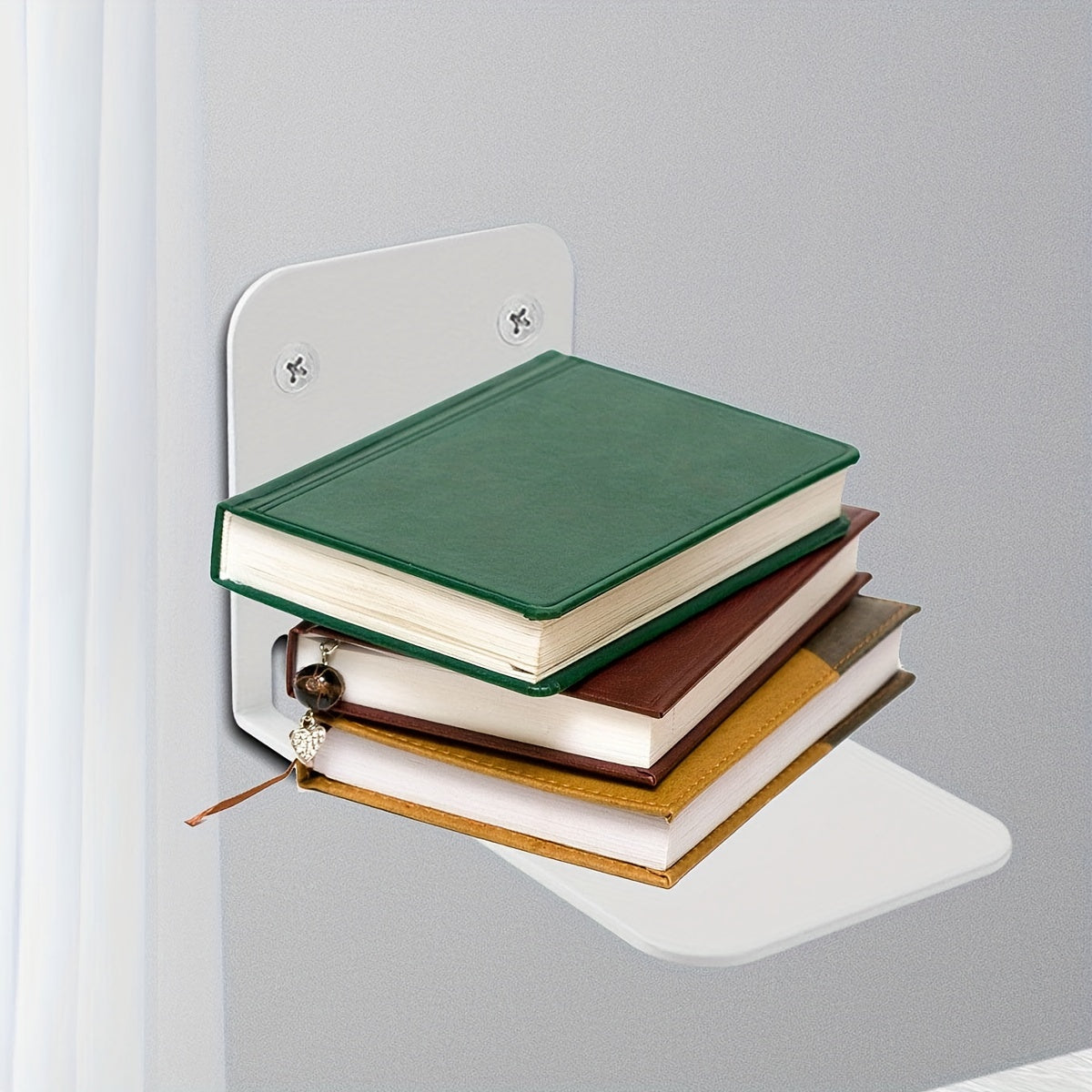 MetalShelf - Set di Supporti per Libri in Metallo - Design Funzionale e Durevole per Ufficio e Spazi Abitativi