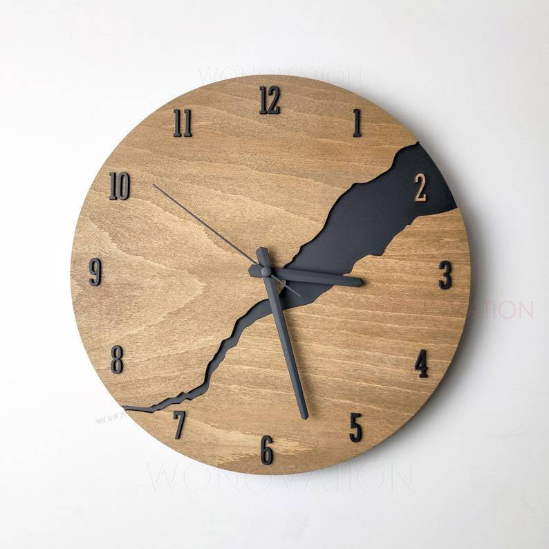 Orologio di Lusso in Legno - Stile e Eleganza