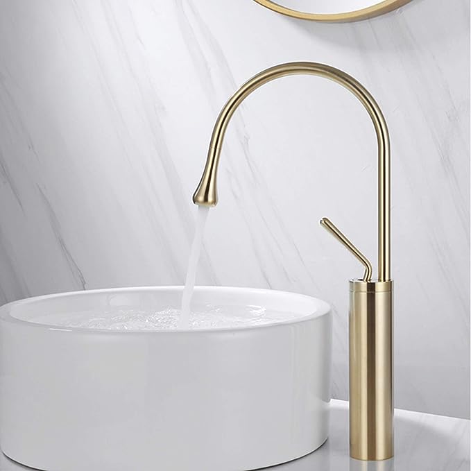 Drops Style Bathroom Sink Faucet Swivel Waterfall Faucet
