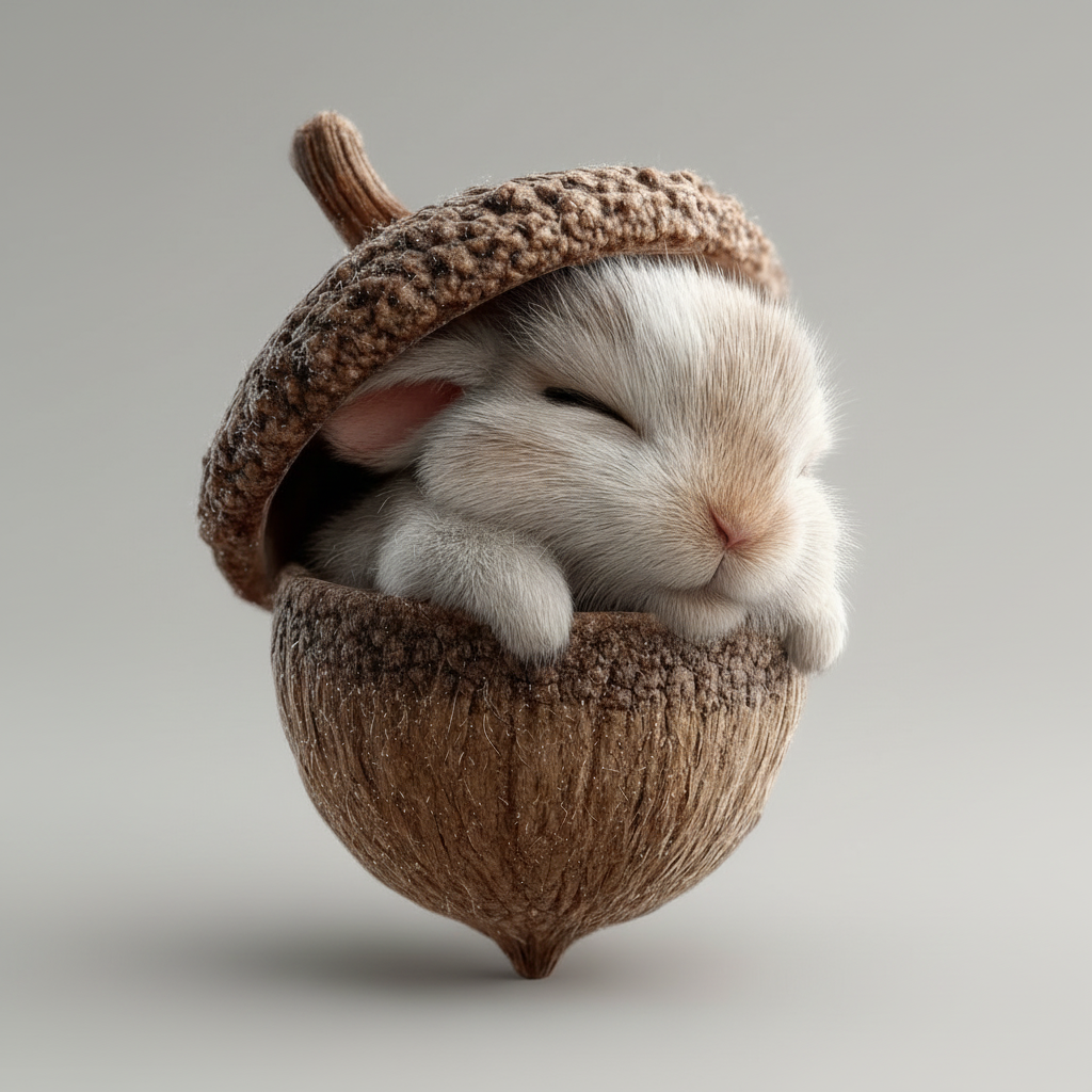 Woondecoratie Dierenbeeld Natuurlijke Resin Eikel Decoratie