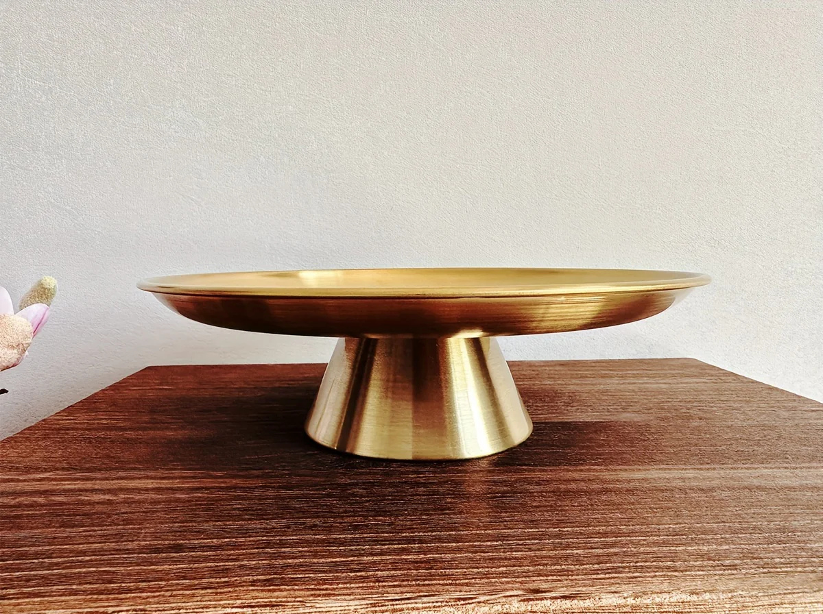 SteelTray - Vassoio Alto in Acciaio Inox | Per Frutta, Dolci e Snack