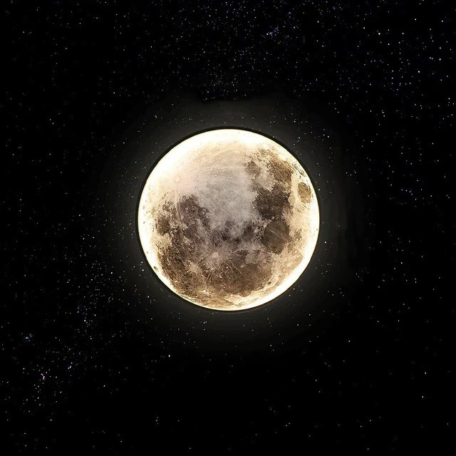 LunaGlow - Moderne Maan Wandlamp