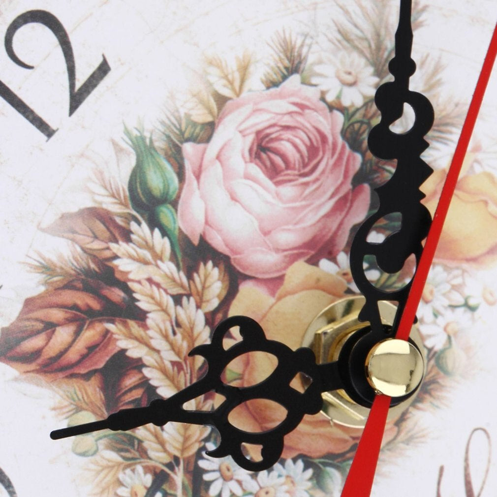 Flower Butterfly Wall Clock