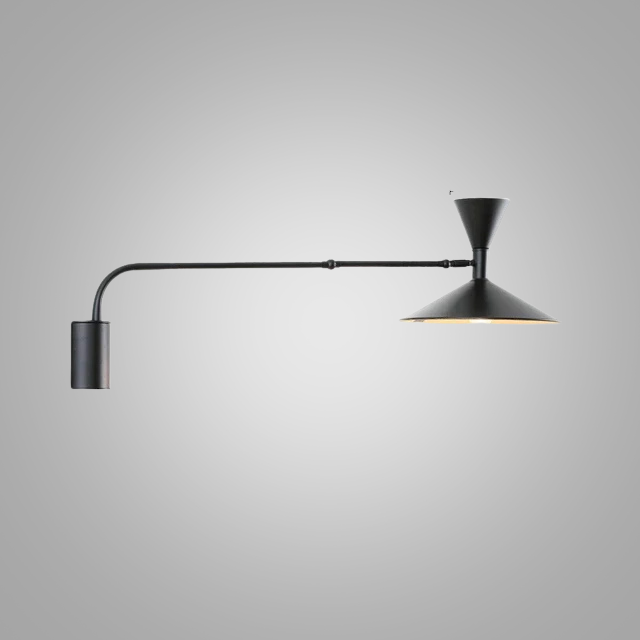 LumiFlex - Lámpara de Pared Nórdica de Columpio – Lámpara de Lectura LED Ajustable para Espacios de Vivienda y Trabajo