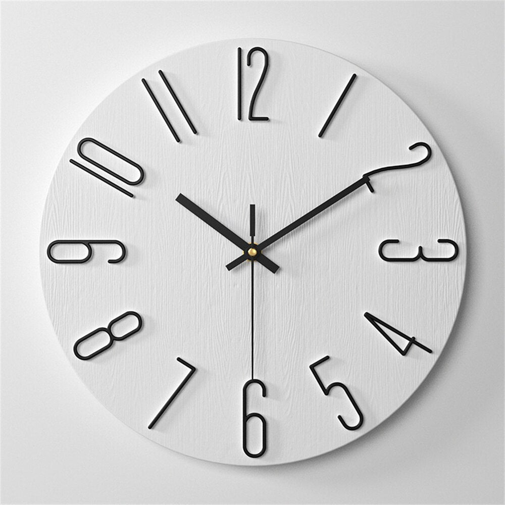Modern Plastic Wall Clock
