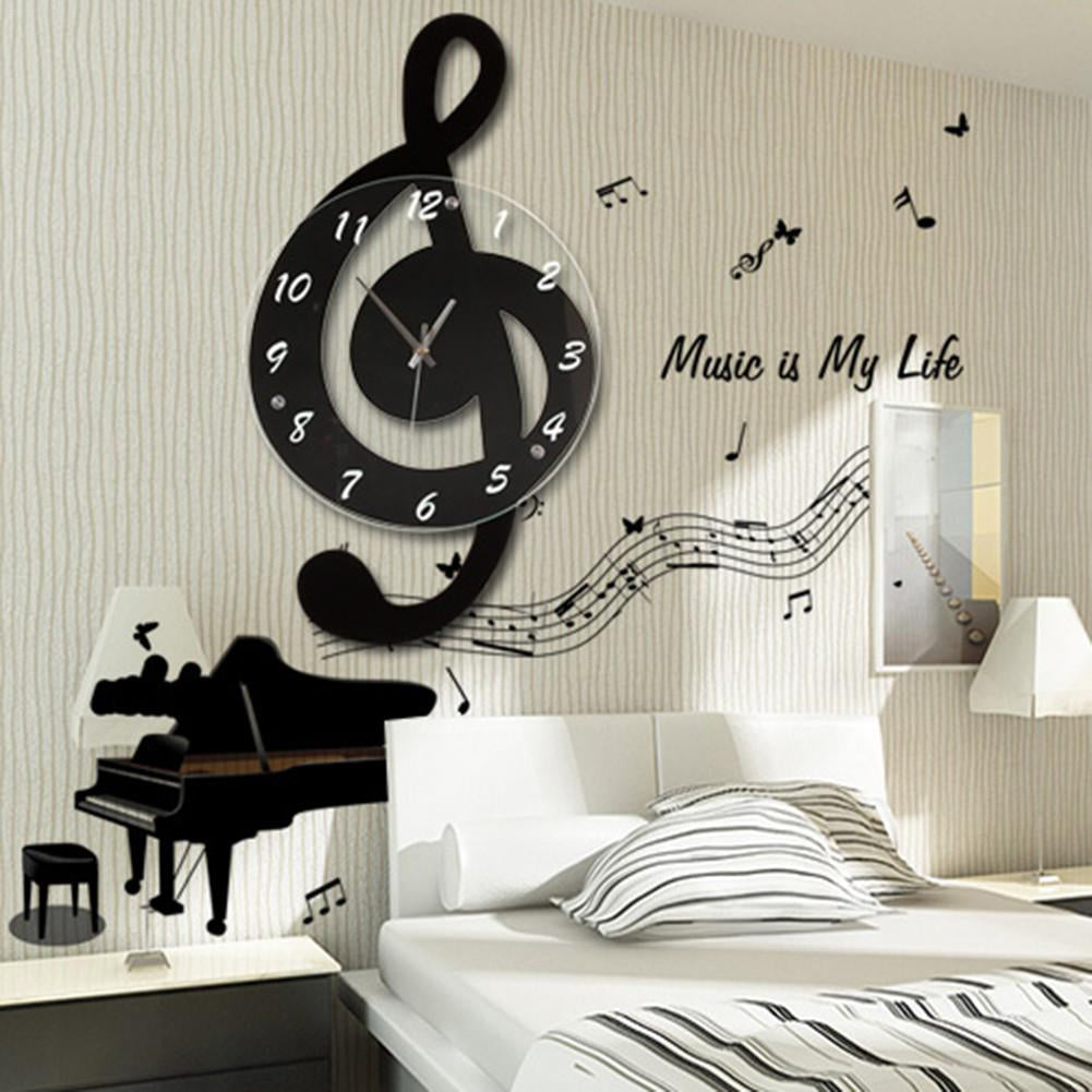 MusicNote - G-Clef Wall Clock