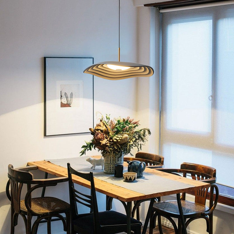 GlowSphere - Lámpara colgante LED de mediados de siglo para comedor y cocina