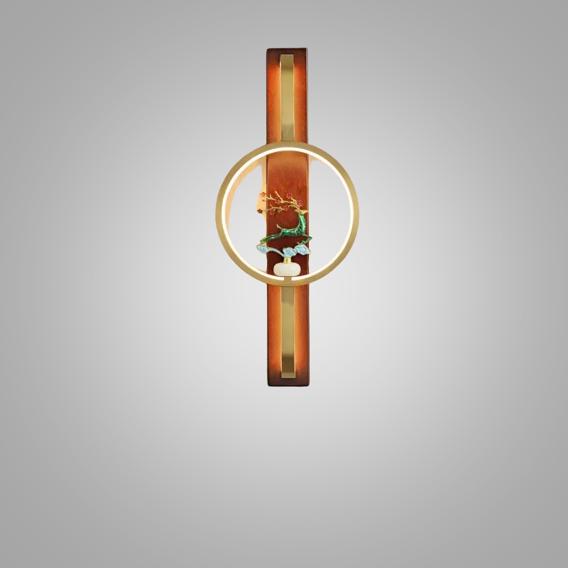 MessingLuxe - Lámpara de pared contemporánea