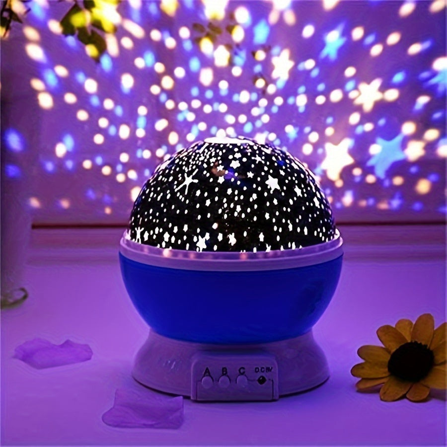 StarryDream - Lámpara de noche estrellada con 12 colores y rotación de 360°