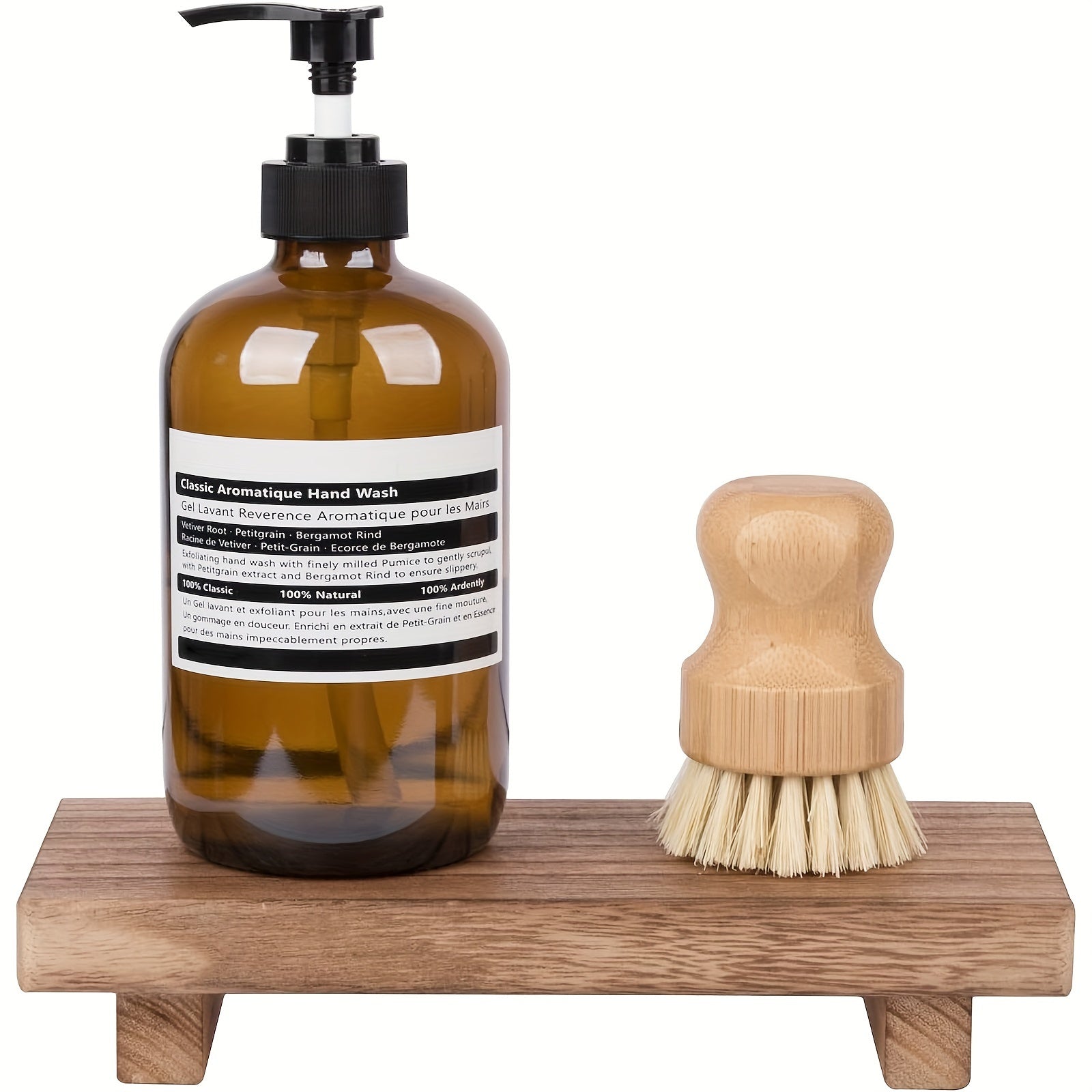 Tabuleiro de Madeira - Gaveta Rústica de Madeira para Casa de Banho & Decoração de Quinta