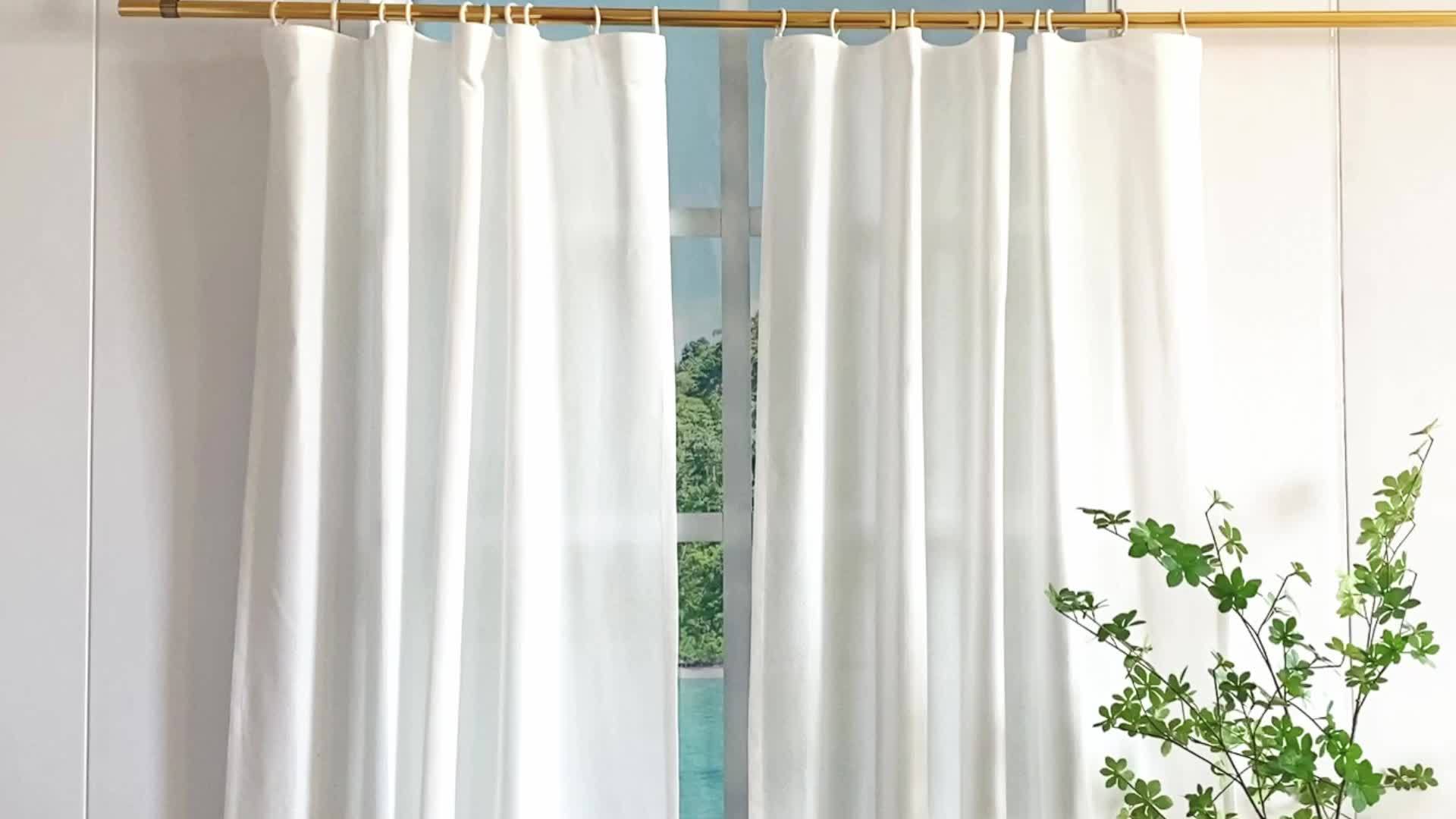 Tende Oscuranti Contemporanee - Tende a Maglia Resistenti ai Raggi UV 2 Pannelli