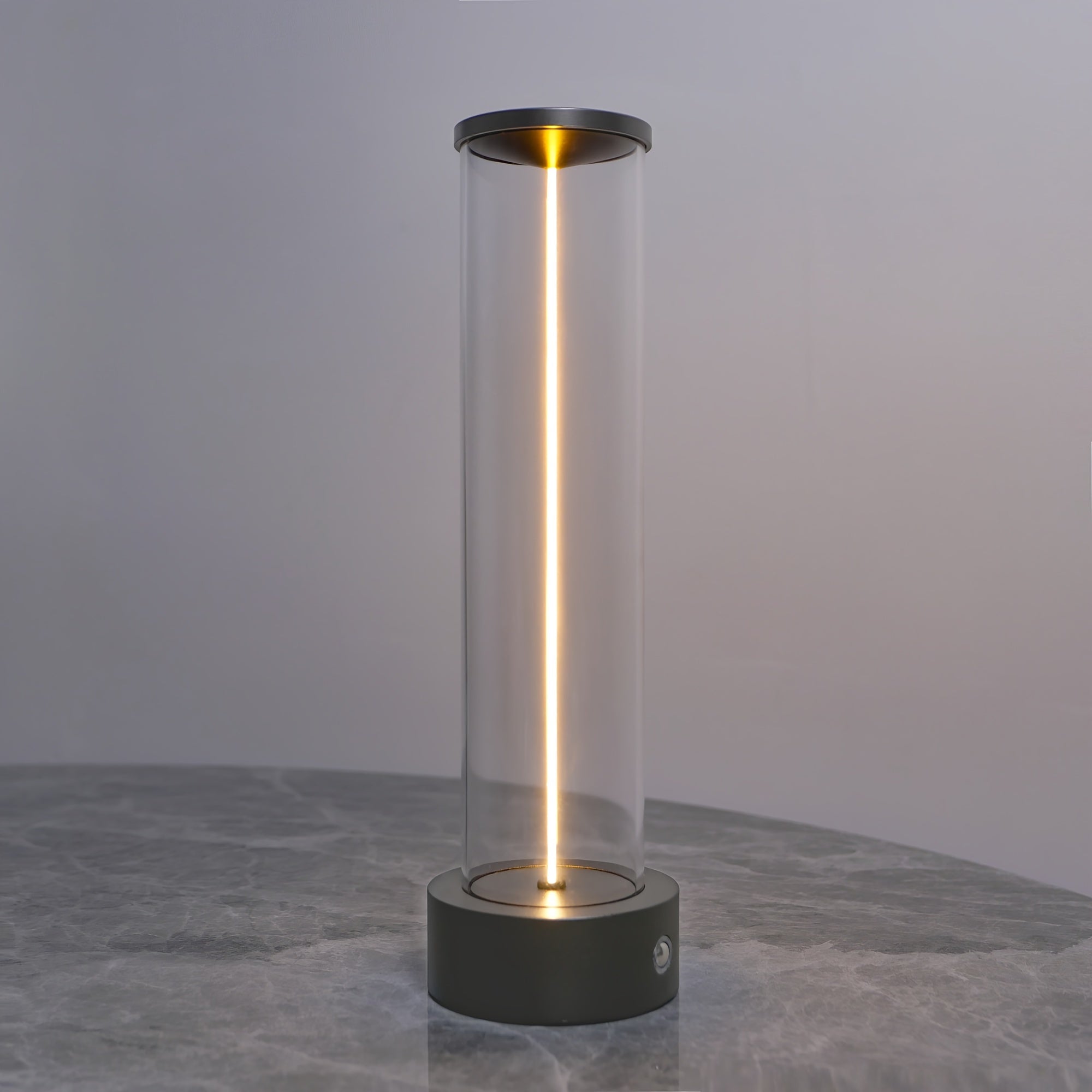 TouchLicht - Lámpara de mesa LED inalámbrica con puerto de carga USB