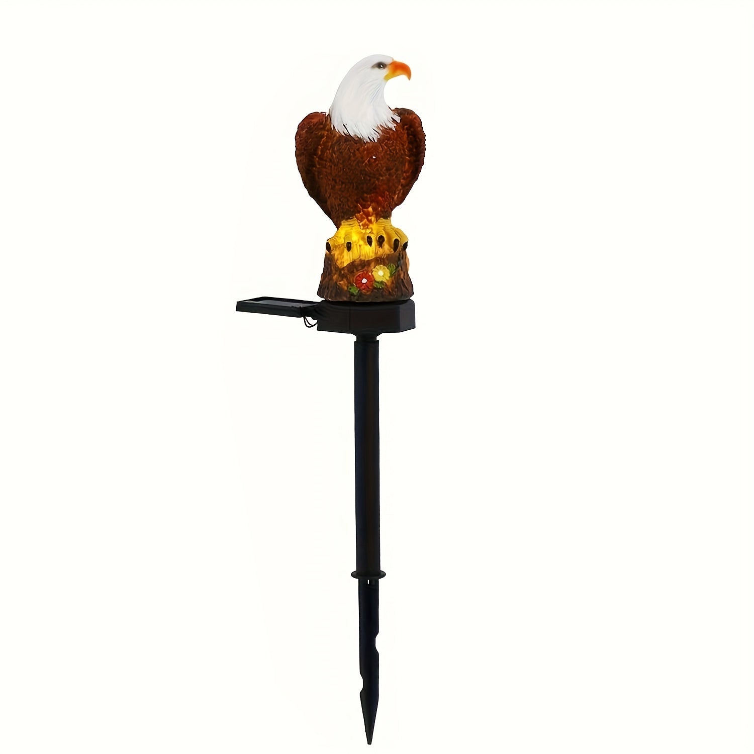 SolarGlow - Decorative Eagle Solar Garden Lamp, Bright LED for Patio & Lawn