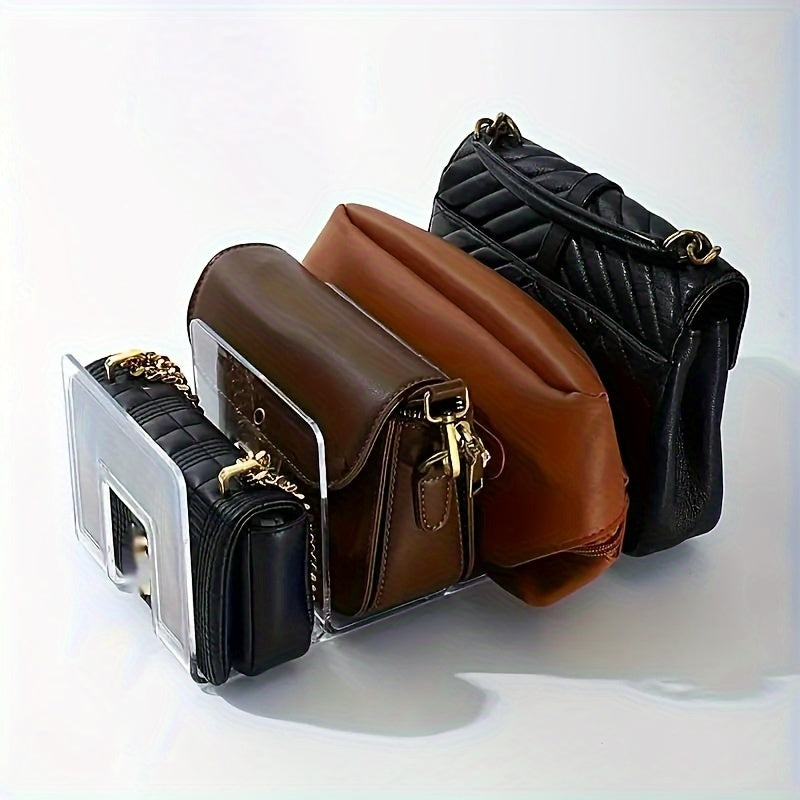 Kast Wallet Organizer – 3-Vaks Transparante ABS Plastic Opbergrek voor Tassen